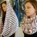 The reddish-gray - Scarves & shawls - knitwork
