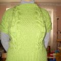 green vest - Blouses & jackets - knitwork
