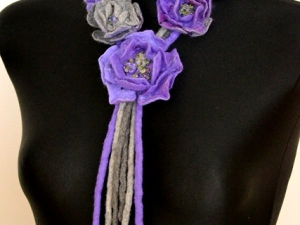 gray, purple ... - Necklaces