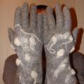 Spots - Gloves & mittens - felting