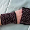 Black wristlets - Wristlets - knitwork