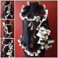 Country " black and white classic " - Wraps & cloaks - felting
