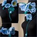 When blooming gardens - Necklaces - felting
