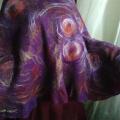 Purple fantasy - Wraps & cloaks - felting