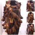 Brown color party - Wraps & cloaks - felting
