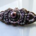 brooch " violet sorbet " - Brooches - beadwork