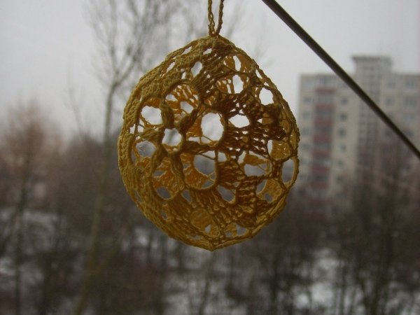 Crochet 3D Easter egg 2