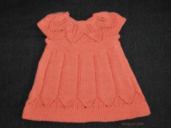 knitted suknyte little girl - Children clothes