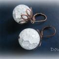 Purity - Earrings - beadwork