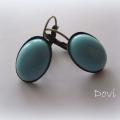 Bluish - Earrings - beadwork