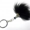 Fox fur pendant - Other pendants - beadwork