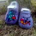 I caught you, dear ... - Shoes & slippers - felting