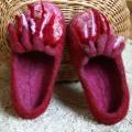 Tapukai Bordukai ... :) - Shoes & slippers - felting
