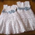 Three flower 2 - Dresses - needlework