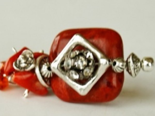 Brooch " flames " 2