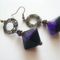 Agate earrings - Accessory - making