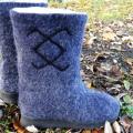 Felted boots - Shoes & slippers - felting
