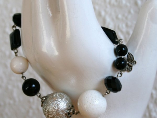 black bracelet " Elegance " - Bracelets
