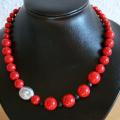 Necklace " Red " - Necklace - beadwork