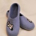 Maids tapkutes - Shoes & slippers - felting