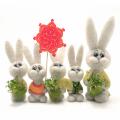 Easter dodger flock - For interior - felting