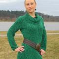 Green dress - Dresses - knitwork