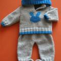 Suit for 3-6 months. pupa - Children clothes - knitwork