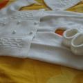 Christening Set - Baptism clothes - knitwork