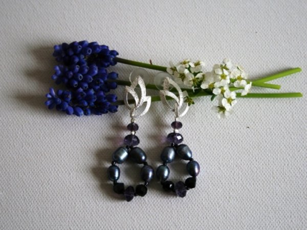 Earrings " Mielynieji Pearls " - Earrings
