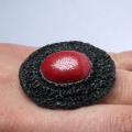 Redness - Rings - beadwork