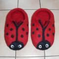 Slippers of wool - Shoes & slippers - felting