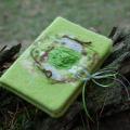 Moss notebook - Notebooks - felting