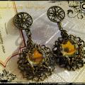 Daisies - Earrings - beadwork