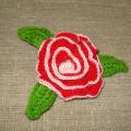 Brooch " rose " - Brooches - needlework