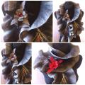 Black and gray scarf - Scarves & shawls - felting