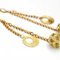 " Golden Girl " - Earrings - beadwork