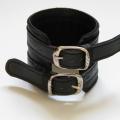 Bracelet with two buckles - Leather articles - making