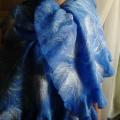 Light blue dream - Wraps & cloaks - felting