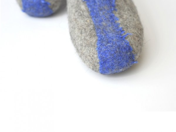 Veltinio šlepetės KELIAS/felted slippers 3