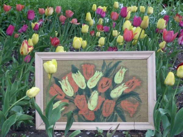 Tulips - 2 - Batik