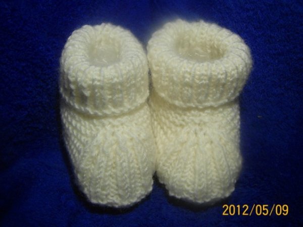White baby botties - Socks
