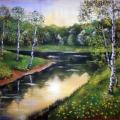 Spring Berger - Oil painting - drawing