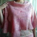 Pink bolero - Other clothing - felting