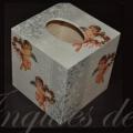 Square tissue box - Decoupage - making