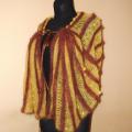 Wavy-mottled cloak - Wraps & cloaks - knitwork
