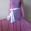 Pink dress - Dresses - knitwork
