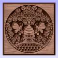 Honey Fountain 19x19cm - Woodwork - making