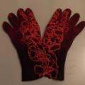 black - Gloves & mittens - felting