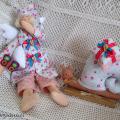 Sleep angel with butterfly - Dolls & toys - sewing