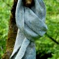 Silver marble - Wraps & cloaks - felting